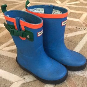 Hunter Boots US Sz 8 Toddler, shearling inserts